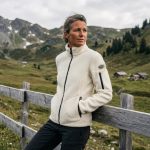 Elin | Wollfleece Jacke Damen XS / Champagner