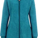 Finside Damen Wollfleece Langjacke Zip in SILMU WOOL seaport 2016071 102000 kaufen | papiton.de
