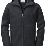 Herren Merinojacke, Anthrazit