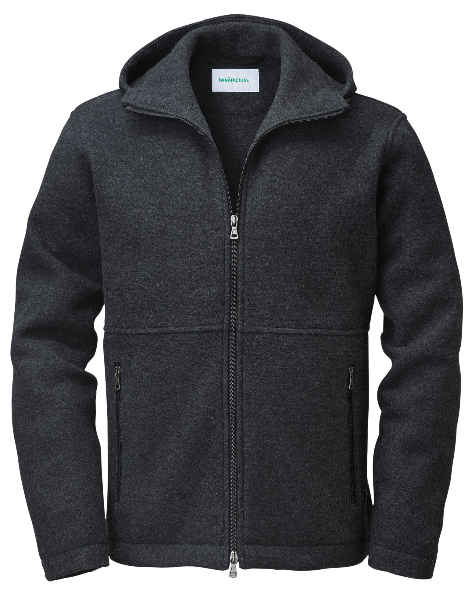 wolljacke-herren-179bgz-1.jpg Herren Merinojacke, Anthrazit – Bild 1