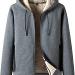 Wolljacke Herren, mit Kapuze Oversized Schurwolle Herbst Outdoorjacke Fleecejacke Outdoor Lang 4XL Original Winterjacke Wintermantel Leicht Atmungsaktiv Winter Warm Wolljacke Übergangsjacke : Amazon.de: Fashion