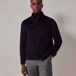 Herren Wolljacke – Dunkelblau | Hawes & Curtis