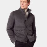 Herren Wolljacke – Grau | Hawes & Curtis