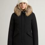 Arctic Parka aus Urban Touch mit abnehmbarem Pelz Damen Schwarz
