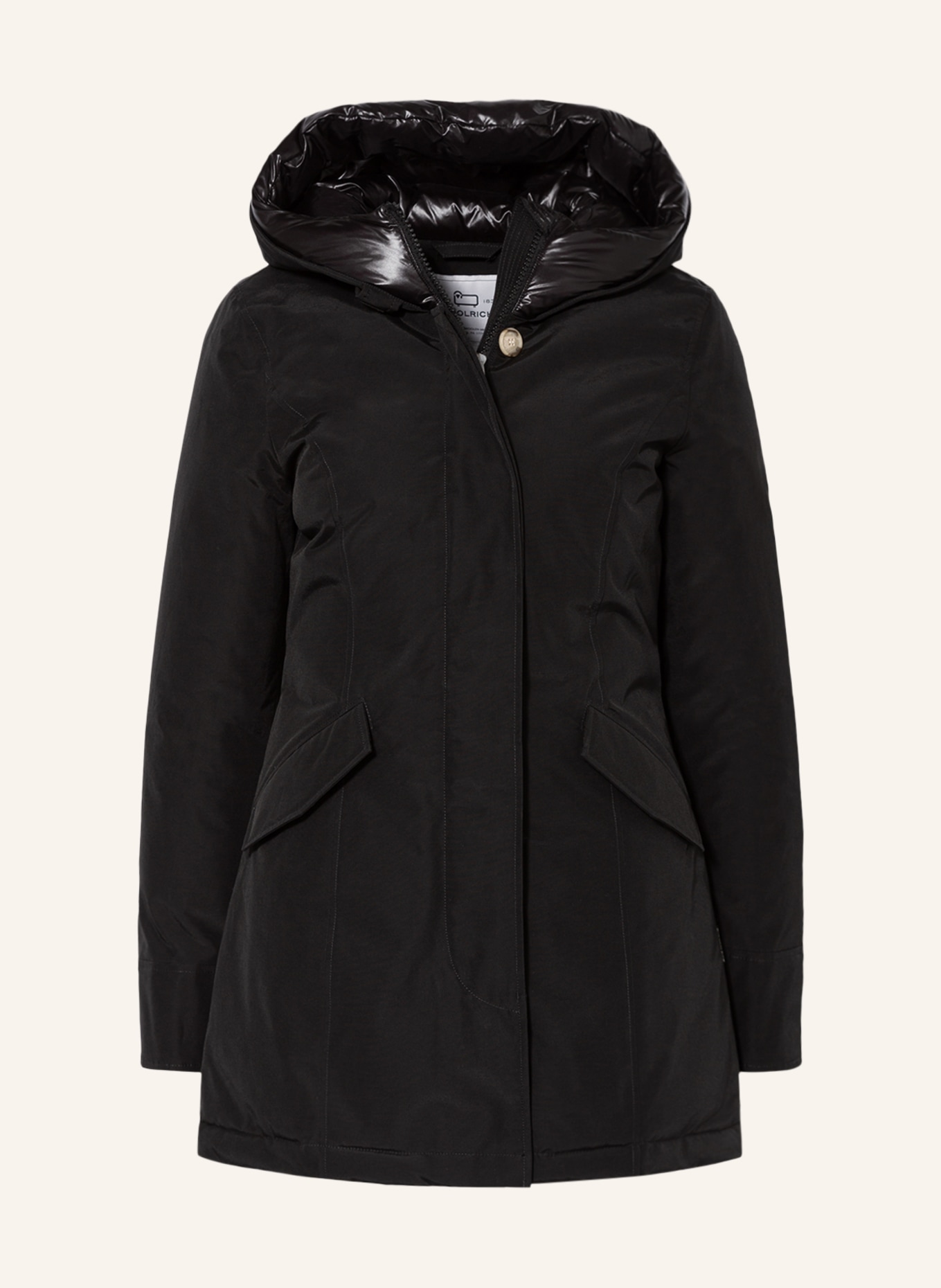 woolrich-parka-damen-459udb-1.jpg WOOLRICH Daunenparka ARCTIC in schwarz – Bild 1