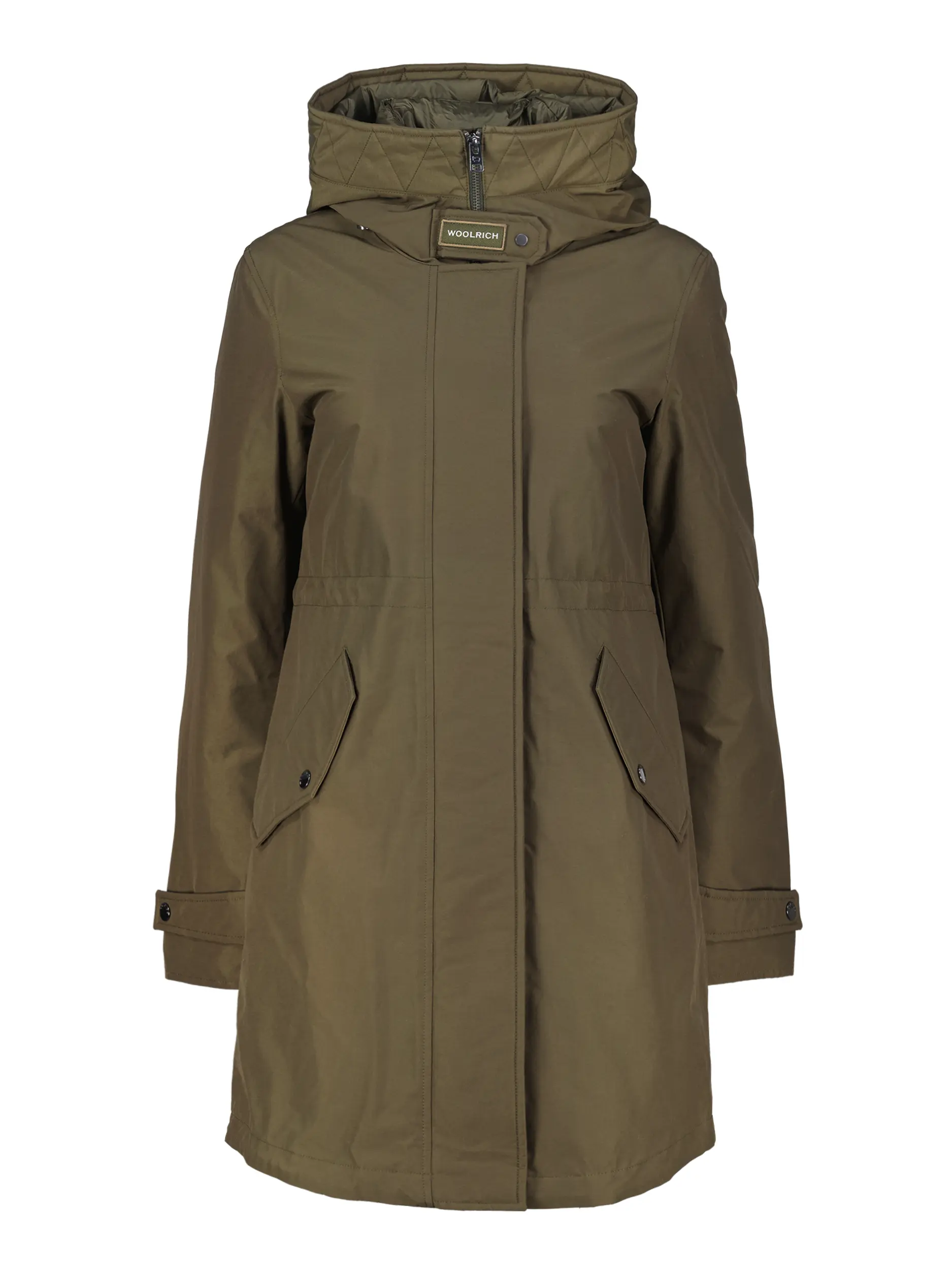 woolrich-parka-damen-659qek.webp Woolrich Parka 'Authentic', Mäntel, Grün | Modehaus Schnitzler – Bild 1